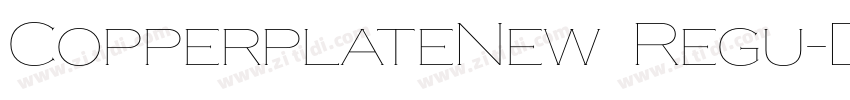 CopperplateNew Regu字体转换